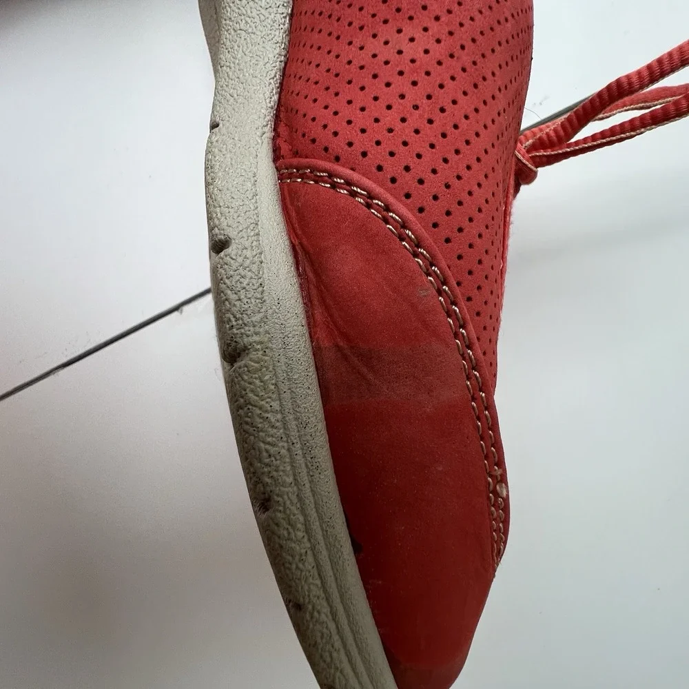 Softspots Women's Tarin Corallo Red Nubuck & Neoprene  9W
